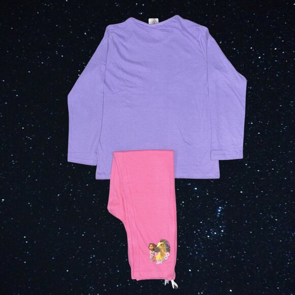 Disney's “Spirit of Adventure” Pajamas– Purple Top & Pink Pants 4T NWT Cotton - Picture 2 of 5